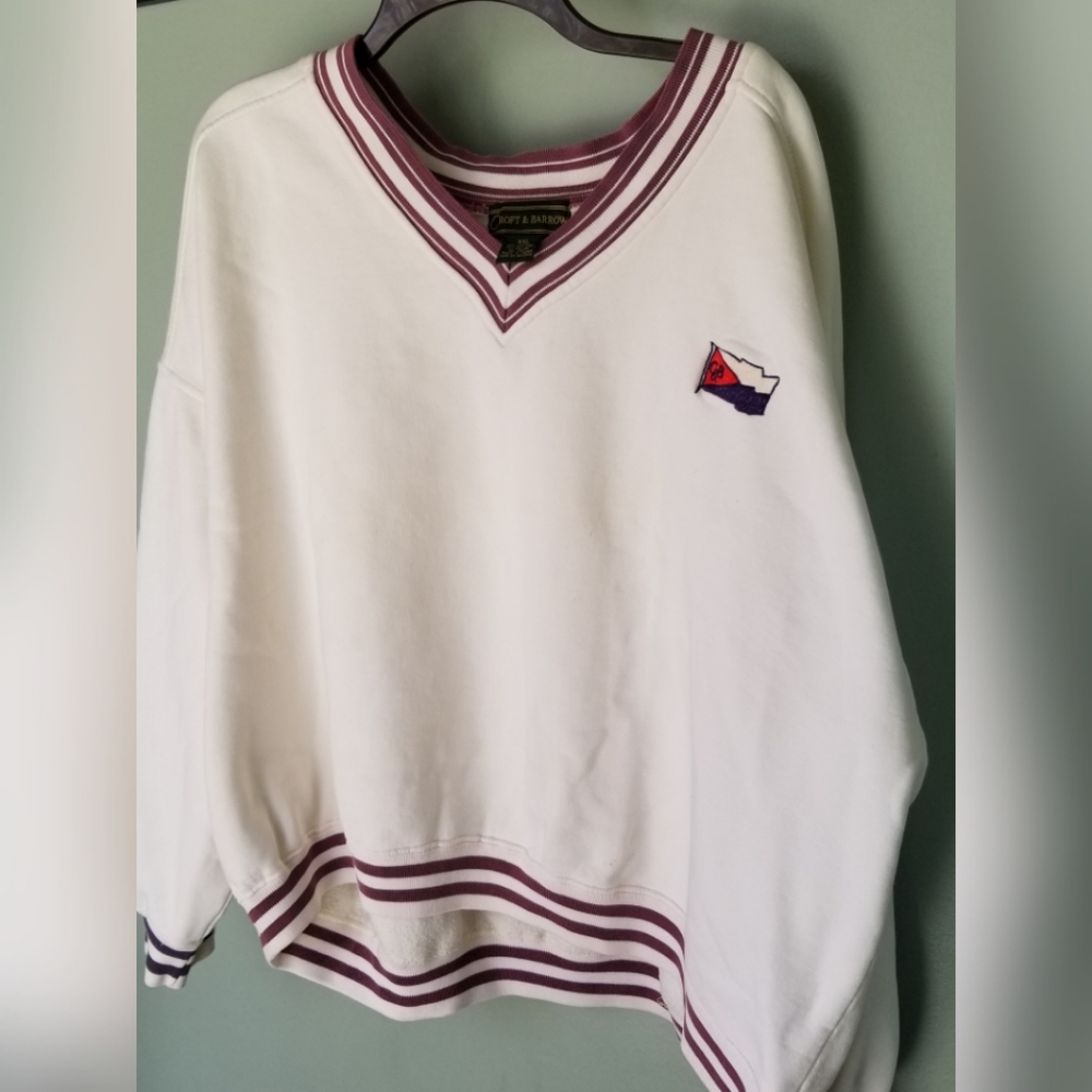 Vintage Croft & Barrow sweater. Rare Flag